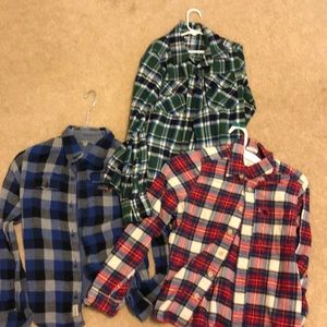 flannels-large 10/12-boys.   good condition-